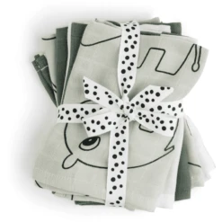 Done By Deer ™ Washandje 5-pack Hert Friends Groen