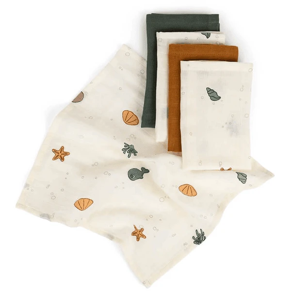 Done By Deer ™ Washandje 5-pak Zee Friends 4 Done By Deer ™ Washandje 5-pak Zee Friends - Afbeelding 2