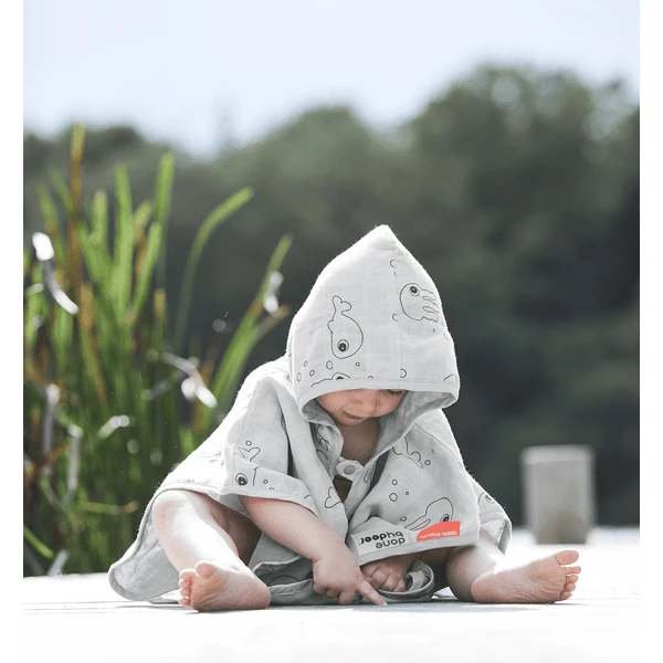 Done By Deer ™ Zwemmen Poncho Grijs 4 Done By Deer ™ Zwemmen Poncho Grijs - Afbeelding 2