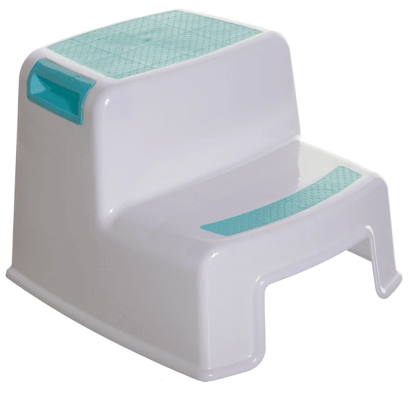 Dreambaby Dream Baby ® Opstapkrukje Met Opstapjes In Wit/aqua 3 Dreambaby Dream Baby ® Opstapkrukje Met Opstapjes In Wit/aqua