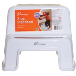 Dreambaby Dream Baby ®Step Krukje Met Treden In Wit/grijs -MiniMoois dream baby step krukje met treden in wit grijs a318499 2