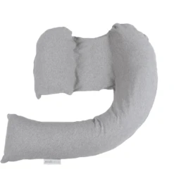 Dream Genii Zwangerschaps- En Borstvoedingskussen Grijs Marl -MiniMoois dream genii zwangerschaps en borstvoedingskussen grijs marl a368666 4