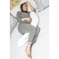 Dream Genii Zwangerschaps- En Borstvoedingskussen Katoenen Jersey Wit -MiniMoois dream genii zwangerschaps en borstvoedingskussen katoenen jersey wit a312936 2