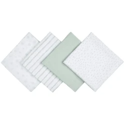 Emma & Noach Gaasluiers Set Van 4 Punten Mint 70 X 70 Cm 8 Emma & Noach Gaasluiers Set Van 4 Punten Mint 70 X 70 Cm -MiniMoois emma amp noach gaasluiers set van 4 punten mint 70 x 70 cm a297442 1