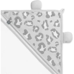 Emma & Noah Badhanddoek Met Luipaard Print Grijs 80x80 Cm -MiniMoois emma amp noah badhanddoek met luipaard print grijs 80x80 cm a347316 3