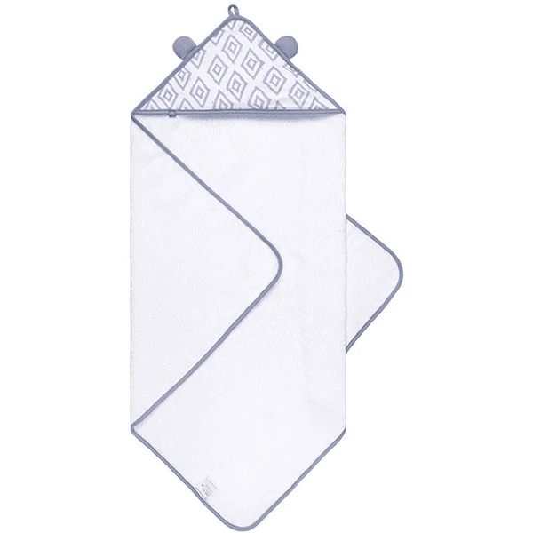 Emma & Noah Hooded Handdoek Ruitje Blauw 80 X 80 Cm 5 Emma & Noah Hooded Handdoek Ruitje Blauw 80 X 80 Cm - Afbeelding 3