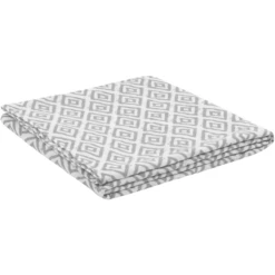 Emma & Noah Puck Doek Diamonds Grijs 120 X 120 Cm -MiniMoois emma amp noah puck doek diamonds grijs 120 x 120 cm a312745 1