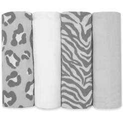 Emma & Noah Set Van 4 Mousseline Luiers -MiniMoois emma amp noah set van 4 mousseline luiers a347337 4