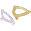 Everyday Baby Bijtringen Silicone Set Van 2, Zacht Yellow / Light Lavendel -MiniMoois everyday baby bijtringen silicone set van 2 zacht yellow light lavendel a344167