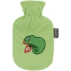 Fashy ® Warmwaterkruik 0,8L Met Fleece Hoes In Groen -MiniMoois fashy warmwaterkruik 0 8l met fleece hoes in groen a363777