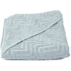 FILIBABBA Badhanddoek Met Capuchon Zigzag Dark Mint 1 FILIBABBA Badhanddoek Met Capuchon Zigzag Dark Mint -MiniMoois filibabba badhanddoek met capuchon zigzag dark mint a411067