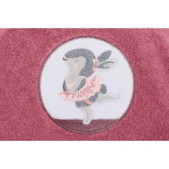 Fillikid Badcape Met Capuchon Konijntje Bes 75x75 Cm -MiniMoois fillikid badcape met capuchon konijntje bes 75x75 cm a375594 2