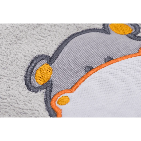 Fillikid Badcape Met Capuchon Mira Grijs 5 Fillikid Badcape Met Capuchon Mira Grijs - Afbeelding 3