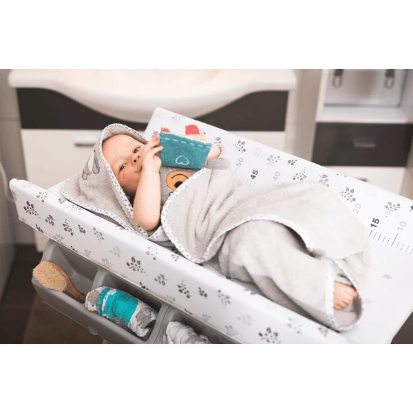 Fillikid Badcape Met Capuchon Mira Grijs 6 Fillikid Badcape Met Capuchon Mira Grijs - Afbeelding 4