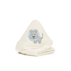 Fillikid Biologische Badhanddoekcrème Met Kap 75 X 75 Cm -MiniMoois fillikid biologische badhanddoekcreme met kap 75 x 75 cm a301626 4