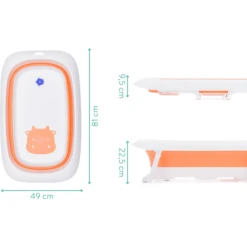 Fillikid Opvouwbaar Bad Hippo, Orange 10 Fillikid Opvouwbaar Bad Hippo, Orange -MiniMoois fillikid opvouwbaar bad hippo orange a371894 3