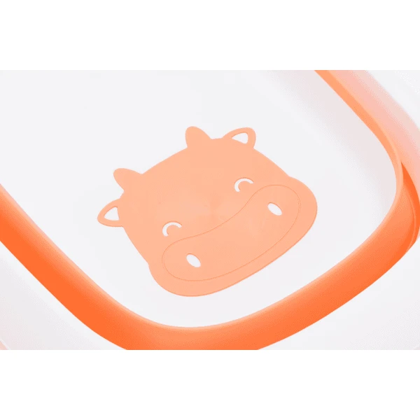 Fillikid Opvouwbaar Bad Hippo, Orange 7 Fillikid Opvouwbaar Bad Hippo, Orange - Afbeelding 5