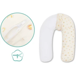 Fillikid Regenbogen Verpleegkussen Beige 190 Cm -MiniMoois fillikid regenbogen verpleegkussen beige 190 cm a376997 4