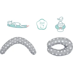 Fillikid Verpleegkundige En Zijdelingse Positioneringskussen Sterren Grijs 190 Cm -MiniMoois fillikid verpleegkundige en zijdelingse positioneringskussen sterren grijs 190 cm a301451 4