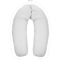 Fillikid Voedingskussen Grijs, 190cm -MiniMoois fillikid voedingskussen grijs 190cm a273919 1