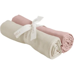 Fixoni Mousseline Doekjes 2-pack Misty Rose -MiniMoois fixoni mousseline doekjes 2 pack misty rose a412613 3