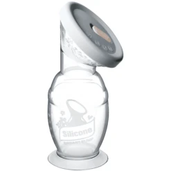 Haakaa® Borstkolf Met Aanzuigbasis 150 Ml En Siliconen Dekselset, Transparant -MiniMoois haakaa borstkolf met aanzuigbasis 150 ml en siliconen dekselset transparant a375688 4