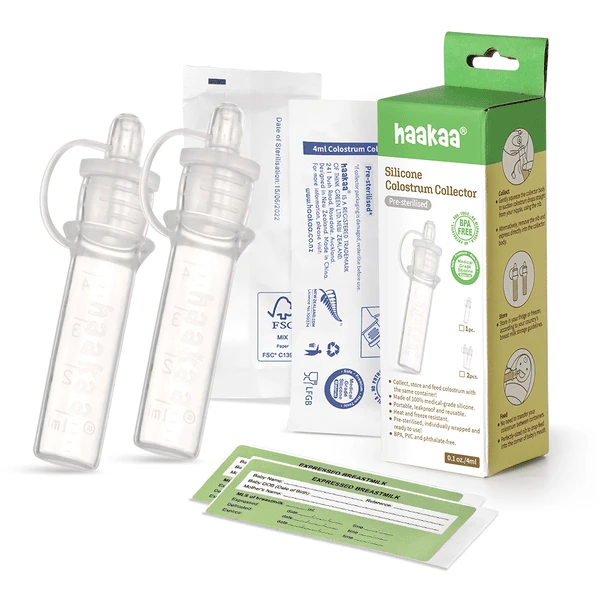 Haakaa® Colostrum Collector Set Van 2, Steriel Verpakt 3 Haakaa® Colostrum Collector Set Van 2, Steriel Verpakt