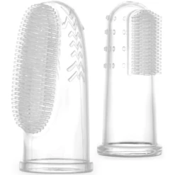 Haakaa® Vingertandenborstel Baby, Transparant