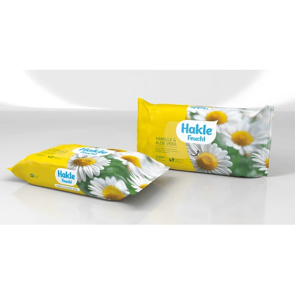 Hakle Wet Wipes Kamille & Aloë Vera, 42 Velletjes 7 Hakle Wet Wipes Kamille & Aloë Vera, 42 Velletjes - Afbeelding 5