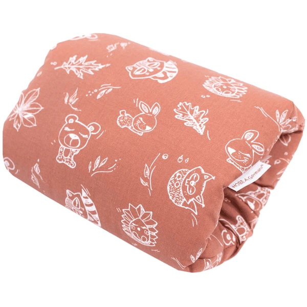 HOBEA-Duitsland Mini Verpleegkussen Bosbewoners Roestrood 3 HOBEA-Duitsland Mini Verpleegkussen Bosbewoners Roestrood