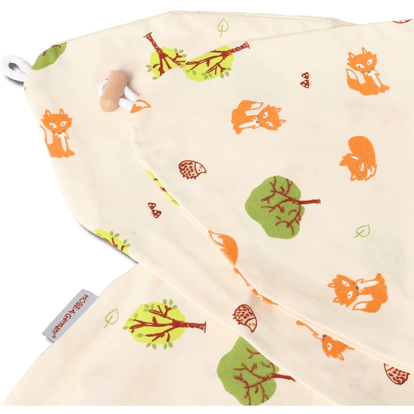 HOBEA-Duitsland Verpleegkussenhoes Bosdieren Beige Kleurig 3 HOBEA-Duitsland Verpleegkussenhoes Bosdieren Beige Kleurig