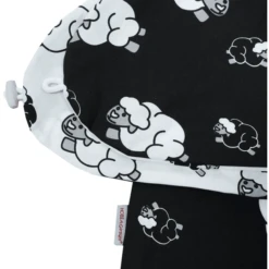 HOBEA-Duitsland Verpleegkussenhoes Schapen Zwart Wit -MiniMoois hobea duitsland verpleegkussenhoes schapen zwart wit a298866 1