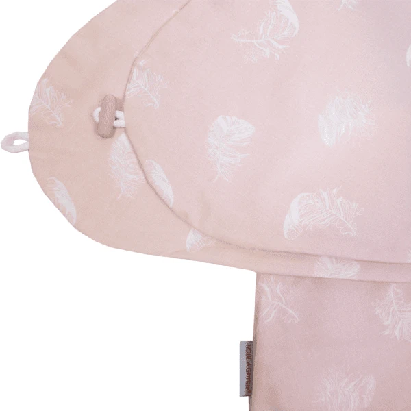 HOBEA-Duitsland Verpleegkussenhoes Veren Roze 3 HOBEA-Duitsland Verpleegkussenhoes Veren Roze