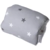 HOBEA-Germany Mini Voedingskussen Sterren Wit Grijs -MiniMoois hobea germany mini voedingskussen sterren wit grijs a269904