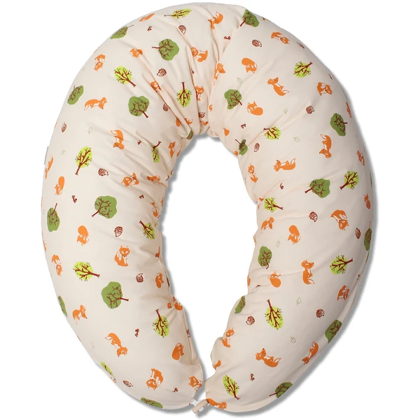 HOBEA-Germany Voedingskussen Bosdieren Beige Kleurrijk 4 HOBEA-Germany Voedingskussen Bosdieren Beige Kleurrijk - Afbeelding 2