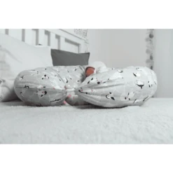 HOBEA-Germany Voedingskussen Penguin Grijs Wit -MiniMoois hobea germany voedingskussen penguin grijs wit a267361 2