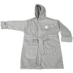 HÜTTE & CO-badjas Grijs -MiniMoois huette amp co badjas grijs a298933 1