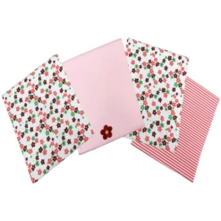 MiniMoois -MiniMoois huette amp co molleton sjaals 4 pakjes bloemen a301890 1