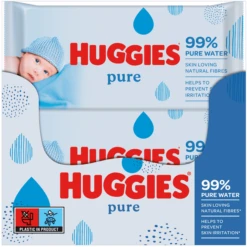 Huggies Zuivere Vochtige Babydoekjes 10 X 56 Doekjes -MiniMoois huggies zuivere vochtige babydoekjes 10 x 56 doekjes a298934 2