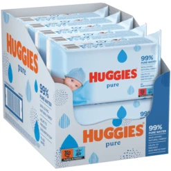 Huggies Zuivere Vochtige Babydoekjes 10 X 56 Doekjes -MiniMoois huggies zuivere vochtige babydoekjes 10 x 56 doekjes a298934 4