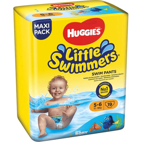 HUGGIES Zwemluier Little Zwemmers Maat 5-6 4 X 19 Stuks 3 HUGGIES Zwemluier Little Zwemmers Maat 5-6 4 X 19 Stuks