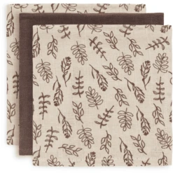 Jollein Boerendoekjes 3-pack Meadow Kastanje -MiniMoois jollein boerendoekjes 3 pack meadow kastanje a326920 4