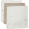 Jollein Burp Cloth Muslin 3-Pack Stargaze Biscuit -MiniMoois jollein burp cloth muslin 3 pack stargaze biscuit a385586