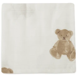 Jollein Burp Cloth Muslin 3-Pack Teddy Bear -MiniMoois jollein burp cloth muslin 3 pack teddy bear a385591 4