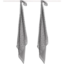 Jollein Gaasluiers 2-pack Spot Stormgrijs 110x110cm -MiniMoois jollein gaasluiers 2 pack spot stormgrijs 110x110cm a300545 3