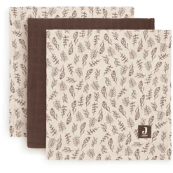 Jollein Gaasluiers 3-pack Meadow Kastanje 70 X 70 Cm -MiniMoois jollein gaasluiers 3 pack meadow kastanje 70 x 70 cm a326872 4