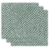 Jollein Gaasluiers 3-pack Slangenas Green 70x70cm -MiniMoois jollein gaasluiers 3 pack slangenas green 70x70cm a300356