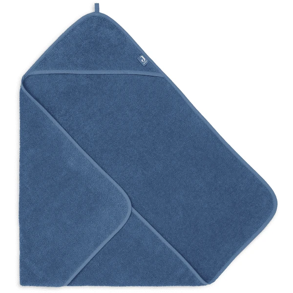 Jollein Hooded Towel Badstof Jeans Blauw 75 X 75 Cm 6 Jollein Hooded Towel Badstof Jeans Blauw 75 X 75 Cm - Afbeelding 4