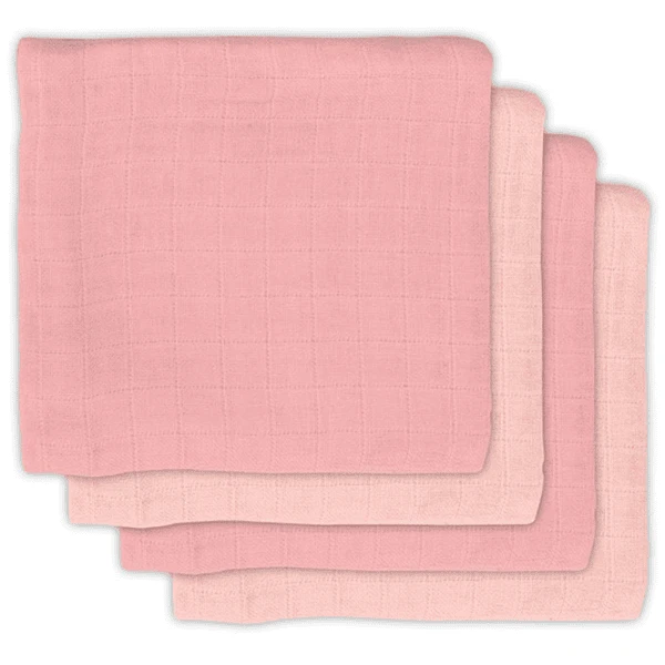 Jollein Hydrofiele Doek Bamboe 4 Stuks Pale Pink 70x70cm 4 Jollein Hydrofiele Doek Bamboe 4 Stuks Pale Pink 70x70cm - Afbeelding 2