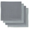Jollein Hydrofiele Doek Bamboe 4 Stuks Storm Grey 70x70cm 1 Jollein Hydrofiele Doek Bamboe 4 Stuks Storm Grey 70x70cm -MiniMoois jollein hydrofiele doek bamboe 4 stuks storm grey 70x70cm a283350